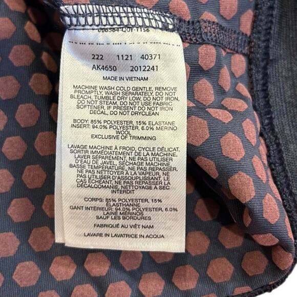 COLUMBIA Titan Pass Helix 1/4 Zip Technical Pullover Blue Black Women's LARGE - Picture 7 of 11